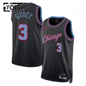 Dres Chicago Bulls Josh Giddey Nike 2025-26 City Edition Crno Swingman - Dječji
